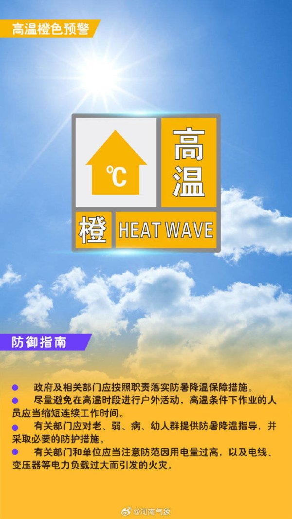 炒股配资股票开户 37℃以上！郑州发布高温橙色预警